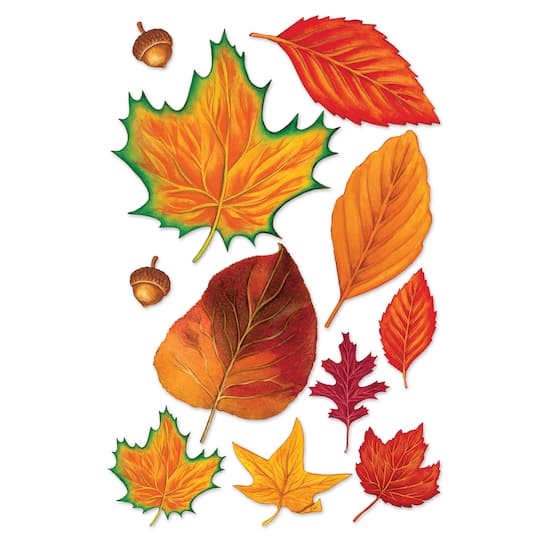 Beistle Fall Leaf Cutouts, 22ct.